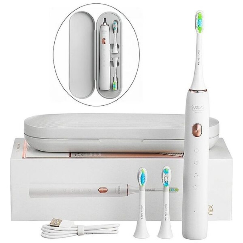 Зубная щетка звуковая электрическая  Xiaomi SOOCAS X3U Sonic Electric Toothbrush White ЕАС (RU)